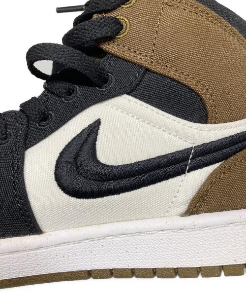 NIKE（ナイキ）NIKE (ナイキ) AIR JORDAN 1 MID SE カーキ サイズ:23.5の古着・服飾アイテム