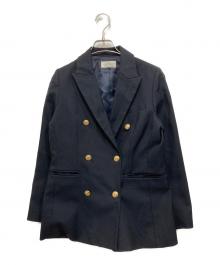 JOURNAL STANDARD relume（ジャーナルスタンダード レリューム）の古着「T/Wギャバネイビーブレザー」｜ネイビー