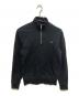 FRED PERRY（フレッドペリー）の古着「ハーフジップスウェット」｜ブラック