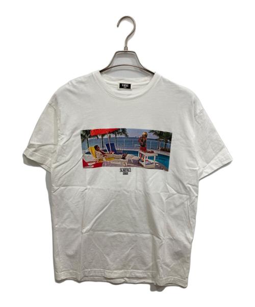 KITH（キス）KITH (キス) SCARFACE (スカーフェイス) Just Us Tee/プリントTシャツ ホワイト サイズ:Sの古着・服飾アイテム