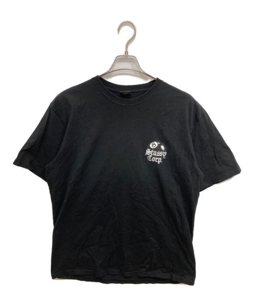 stussy（ステューシー）stussy (ステューシー) 8 Ball Corp Tee/プリントTシャツ ブラック サイズ:Lの古着・服飾アイテム
