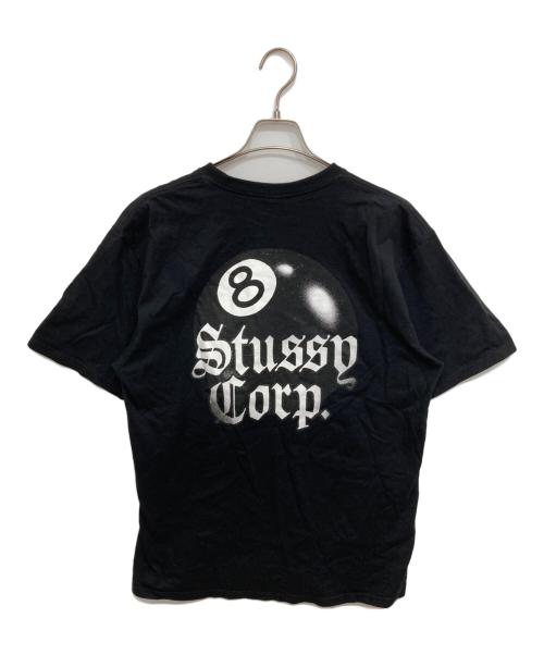 stussy（ステューシー）stussy (ステューシー) 8 Ball Corp Tee/プリントTシャツ ブラック サイズ:Lの古着・服飾アイテム