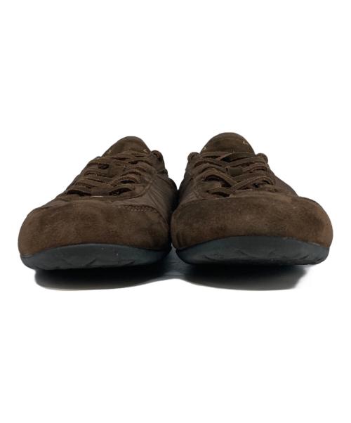 FOOT INDUSTRY（フットインダストリー）FOOT INDUSTRY (フットインダストリー) BEAUTY&YOUTH (ビューティーアンドユース) 別注ソフトガットスニーカー ブラウン サイズ:26cmの古着・服飾アイテム