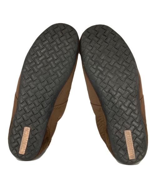 FOOT INDUSTRY（フットインダストリー）FOOT INDUSTRY (フットインダストリー) BEAUTY&YOUTH (ビューティーアンドユース) 別注ソフトガットスニーカー ブラウン サイズ:26cmの古着・服飾アイテム