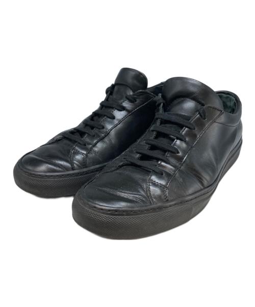 COMMON PROJECTS（コモンプロジェクツ）COMMON PROJECTS (コモンプロジェクツ) Achilles ローカットレザースニーカー ブラック サイズ:SIZE39(24.5)の古着・服飾アイテム