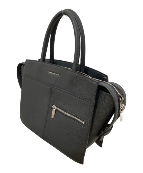 CHARLES & KEITH（チャールズアンドキース）CHARLES & KEITH (チャールズアンドキース) 2WAYバッグ ブラックの古着・服飾アイテム