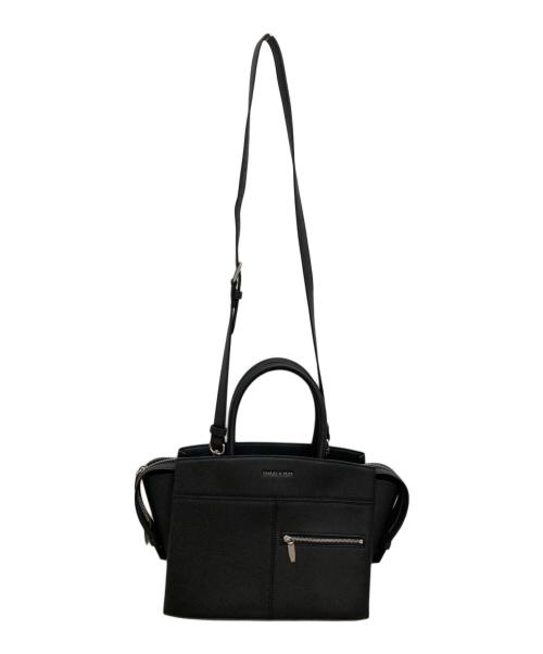 CHARLES & KEITH（チャールズアンドキース）CHARLES & KEITH (チャールズアンドキース) 2WAYバッグ ブラックの古着・服飾アイテム