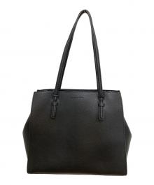 CHARLES & KEITH（チャールズアンドキース）の古着「クラシックダブルハンドル トートバッグ」｜ブラック