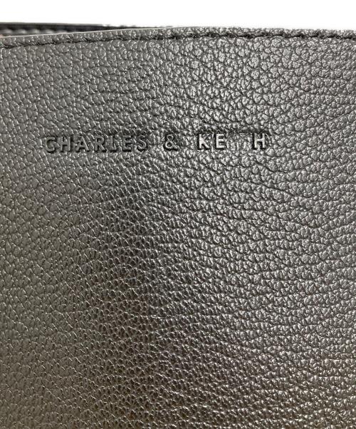 CHARLES & KEITH（チャールズアンドキース）CHARLES & KEITH (チャールズアンドキース) クラシックダブルハンドル トートバッグ ブラックの古着・服飾アイテム