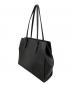 CHARLES & KEITH (チャールズアンドキース) クラシックダブルハンドル トートバッグ ブラック：5000円