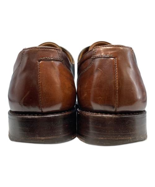 Crockett & Jones（クロケット＆ジョーンズ）Crockett & Jones (クロケット＆ジョーンズ) BARNEYS NEWYORK (バーニーズ・ニューヨーク) ONSLOWコードバンＵチップシューズ ブラウン サイズ:SIZE 8Dの古着・服飾アイテム