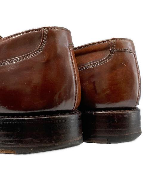Crockett & Jones（クロケット＆ジョーンズ）Crockett & Jones (クロケット＆ジョーンズ) BARNEYS NEWYORK (バーニーズ・ニューヨーク) ONSLOWコードバンＵチップシューズ ブラウン サイズ:SIZE 8Dの古着・服飾アイテム