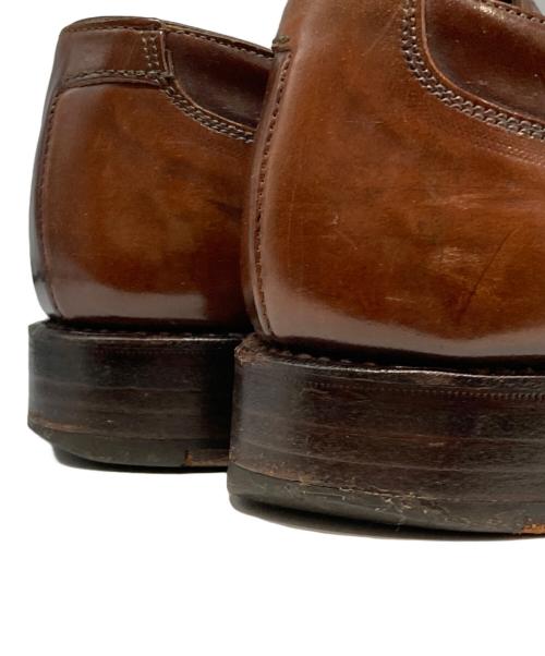Crockett & Jones（クロケット＆ジョーンズ）Crockett & Jones (クロケット＆ジョーンズ) BARNEYS NEWYORK (バーニーズ・ニューヨーク) ONSLOWコードバンＵチップシューズ ブラウン サイズ:SIZE 8Dの古着・服飾アイテム