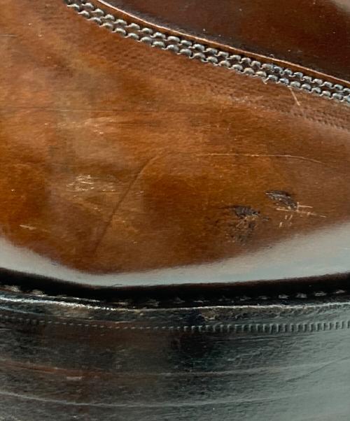 Crockett & Jones（クロケット＆ジョーンズ）Crockett & Jones (クロケット＆ジョーンズ) BARNEYS NEWYORK (バーニーズ・ニューヨーク) ONSLOWコードバンＵチップシューズ ブラウン サイズ:SIZE 8Dの古着・服飾アイテム