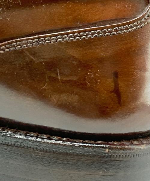 Crockett & Jones（クロケット＆ジョーンズ）Crockett & Jones (クロケット＆ジョーンズ) BARNEYS NEWYORK (バーニーズ・ニューヨーク) ONSLOWコードバンＵチップシューズ ブラウン サイズ:SIZE 8Dの古着・服飾アイテム