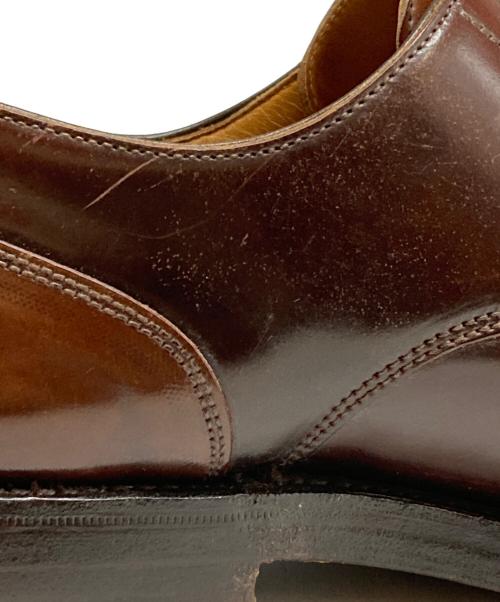 Crockett & Jones（クロケット＆ジョーンズ）Crockett & Jones (クロケット＆ジョーンズ) BARNEYS NEWYORK (バーニーズ・ニューヨーク) ONSLOWコードバンＵチップシューズ ブラウン サイズ:SIZE 8Dの古着・服飾アイテム