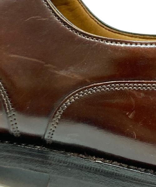 Crockett & Jones（クロケット＆ジョーンズ）Crockett & Jones (クロケット＆ジョーンズ) BARNEYS NEWYORK (バーニーズ・ニューヨーク) ONSLOWコードバンＵチップシューズ ブラウン サイズ:SIZE 8Dの古着・服飾アイテム