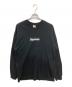 Supreme（シュプリーム）の古着「Box Logo L/S Tee/ボックスロゴ長袖カットソー」｜ブラック