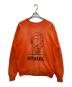 SAINT MICHAEL（セントマイケル）の古着「CREW N SWEAT/プリントスウェット」｜オレンジ
