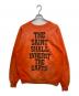 SAINT MICHAEL (セントマイケル) CREW N SWEAT/プリントスウェット オレンジ サイズ:XL：30000円