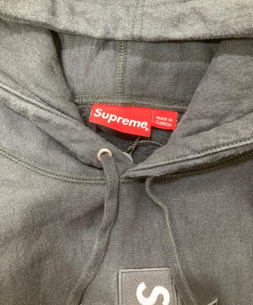 SUPREME（シュプリーム）Supreme (シュプリーム) Cross Box Logo Hooded Sweatshirt/ボックスロゴプルオーバーパーカー ブラック サイズ:Lの古着・服飾アイテム