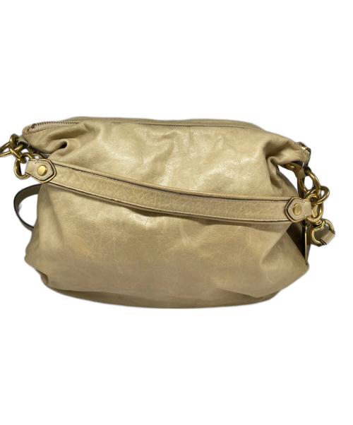 COACH（コーチ）COACH (コーチ) ターンロック2WAYバッグ ベージュの古着・服飾アイテム