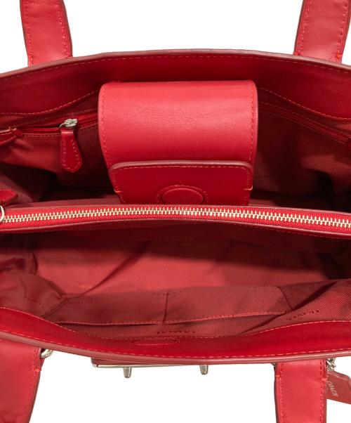 COACH（コーチ）COACH (コーチ) トートバッグ レッドの古着・服飾アイテム