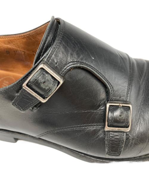 SCOTCH GRAIN（スコッチグレイン）SCOTCH GRAIN (スコッチグレイン) ダブルモンクストラップシューズ ブラック サイズ:26の古着・服飾アイテム