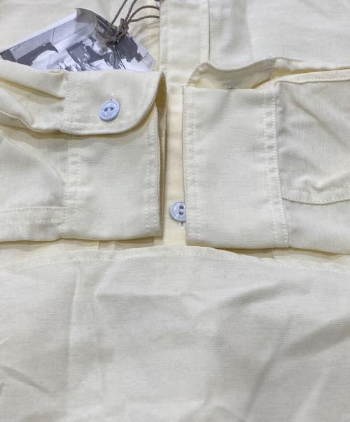 Engineered Garments WORKADAY（エンジニアドガーメンツ ワーカーデイ）Engineered Garments WORKADAY (エンジニアドガーメンツ ワーカーデイ) 長袖ワークシャツ イエロー サイズ:Lの古着・服飾アイテム