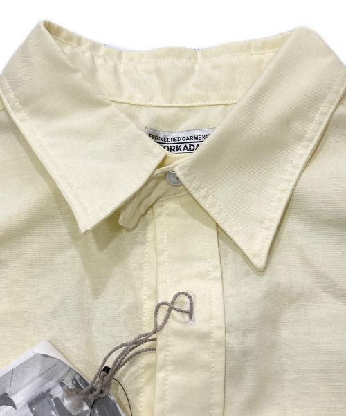 Engineered Garments WORKADAY（エンジニアドガーメンツ ワーカーデイ）Engineered Garments WORKADAY (エンジニアドガーメンツ ワーカーデイ) 長袖ワークシャツ イエロー サイズ:Lの古着・服飾アイテム