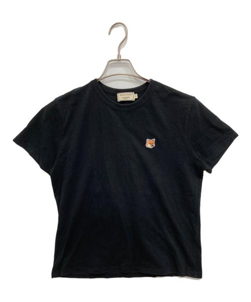 maison kitsune（メゾンキツネ）MAISON KITSUNE (メゾンキツネ) FOX HEAD PATCH CLASSIC ブラック サイズ:Sの古着・服飾アイテム