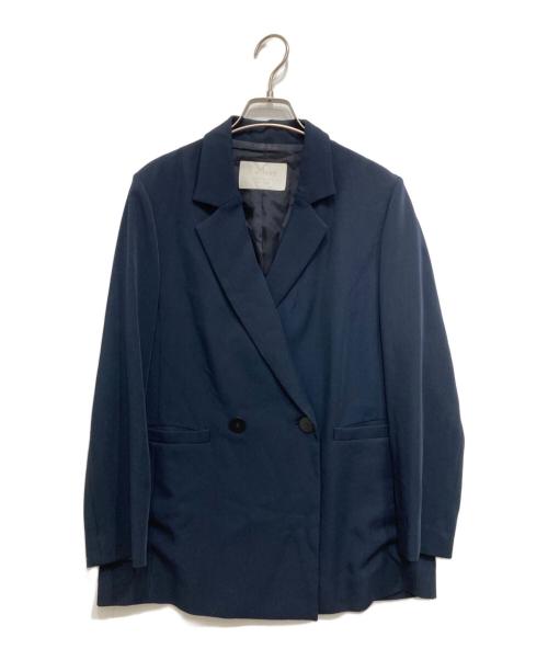 BALLSEY（ボールジィ）BALLSEY (ボールジィ) ドライラチネ ダブルブレストジャケット ネイビー サイズ:36の古着・服飾アイテム