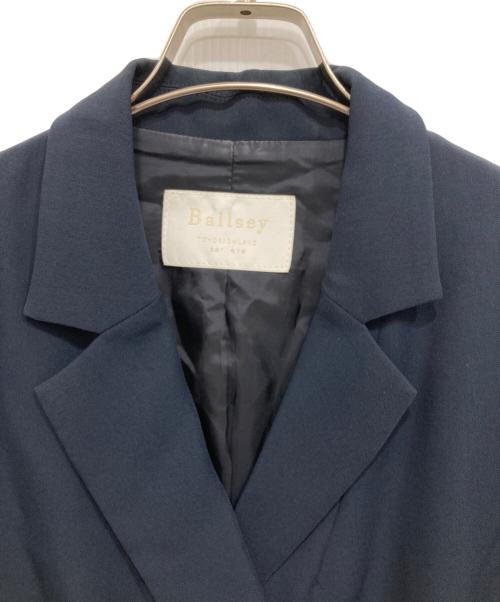 BALLSEY（ボールジィ）BALLSEY (ボールジィ) ドライラチネ ダブルブレストジャケット ネイビー サイズ:36の古着・服飾アイテム