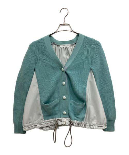 sacai luck（サカイラック）sacai luck (サカイラック) ニット切替カーディガン スカイブルー サイズ:SIZE1の古着・服飾アイテム