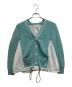 sacai luck（サカイラック）の古着「ニット切替カーディガン」｜スカイブルー