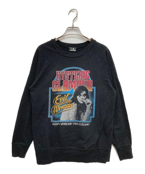 Hysteric Glamour（ヒステリックグラマー）Hysteric Glamour (ヒステリックグラマー) ロングスリーブカットソー ブラック サイズ:FREEの古着・服飾アイテム