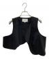 ENFOLD（エンフォルド）の古着「WAVE CROPPED VEST」｜ブラック