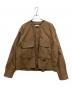 unfil（アンフィル）の古着「egyptian cotton-twill fishing」｜ベージュ