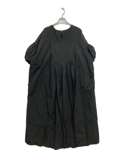 ENFOLD（エンフォルド）ENFOLD (エンフォルド) Washed COバルーンスリーブDRESS ブラック サイズ:36 (S)の古着・服飾アイテム