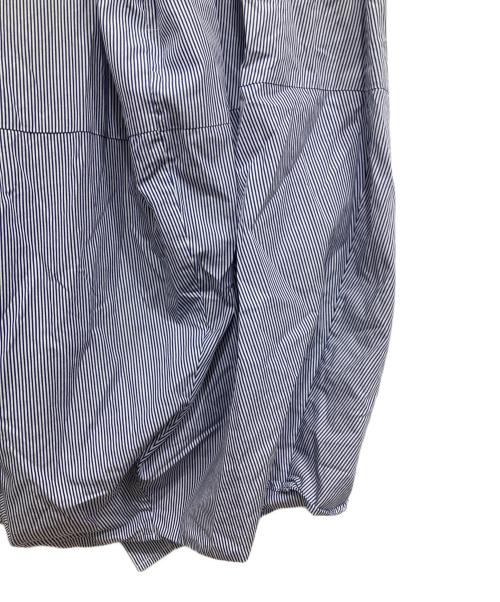 nagonstans（ナゴンスタンス）nagonstans (ナゴンスタンス) CUT COMBI DRESS ブルー サイズ:Sの古着・服飾アイテム