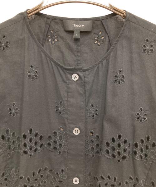 theory（セオリー）theory (セオリー) カッティングワンピース ブラックの古着・服飾アイテム