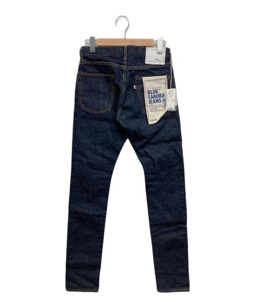 BLUE SAKURA（ブルーサクラ）BLUE SAKURA (ブルーサクラ) デニムパンツ ネイビー サイズ:SIZE 71cm (W28)の古着・服飾アイテム