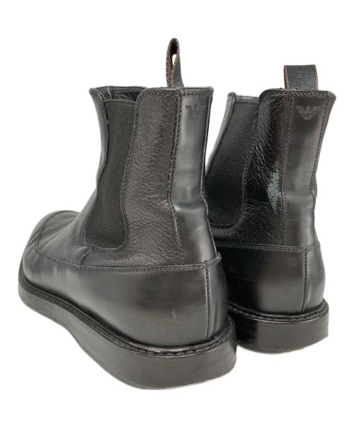 EMPORIO ARMANI（エンポリオ アルマーニ）EMPORIO ARMANI (エンポリオ アルマーニ) サイドゴアブーツ ブラック サイズ:7の古着・服飾アイテム