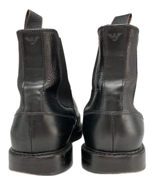 EMPORIO ARMANI（エンポリオ アルマーニ）EMPORIO ARMANI (エンポリオ アルマーニ) サイドゴアブーツ ブラック サイズ:7の古着・服飾アイテム