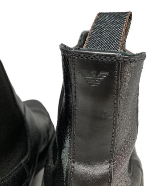 EMPORIO ARMANI（エンポリオ アルマーニ）EMPORIO ARMANI (エンポリオ アルマーニ) サイドゴアブーツ ブラック サイズ:7の古着・服飾アイテム