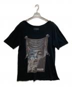 SHARE SPIRITシェアスピリット）の古着「プリントTシャツ」｜ブラック