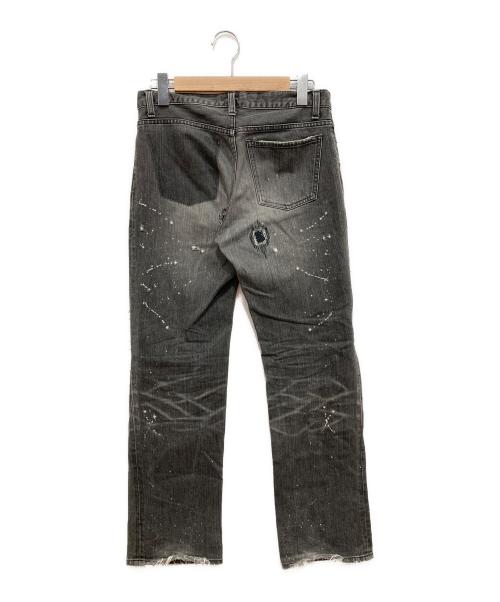 NUMBER (N)INE（ナンバーナイン）NUMBER (N)INE (ナンバーナイン) 00’sグランジデニムパンツ グレー サイズ:SIZE3×LENGTH28の古着・服飾アイテム