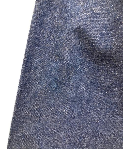 maison de soil（メゾンドソイル）maison de soil (メゾンドソイル) コットンデニムワイドパンツ インディゴ サイズ:2の古着・服飾アイテム