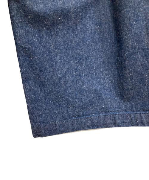 maison de soil（メゾンドソイル）maison de soil (メゾンドソイル) コットンデニムワイドパンツ インディゴ サイズ:2の古着・服飾アイテム