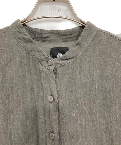 maison de soil（メゾンドソイル）maison de soil (メゾンドソイル) コットンリネンワンピース グレー サイズ:2の古着・服飾アイテム